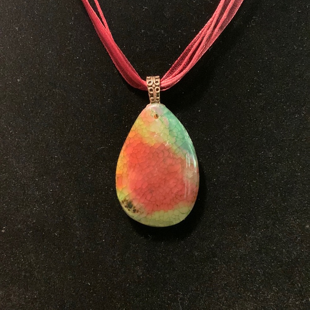 Natural stone necklace